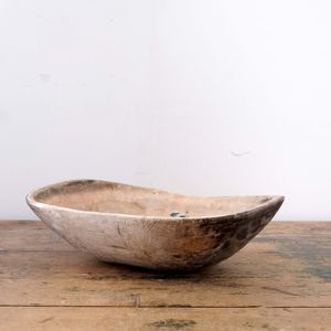 Antique Swedish Folk Art Root Bowl