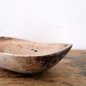 Antique Swedish Folk Art Root Bowl