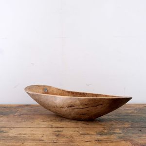 Antique Swedish Folk Art Root Bowl