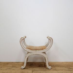 Antique Swedish Curule Seat