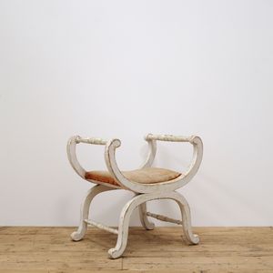 Antique Swedish Curule Seat