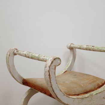 Antique Swedish Curule Seat