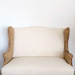 Antique Wingback Sofa