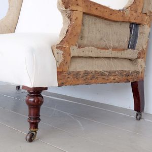 Antique Wingback Sofa