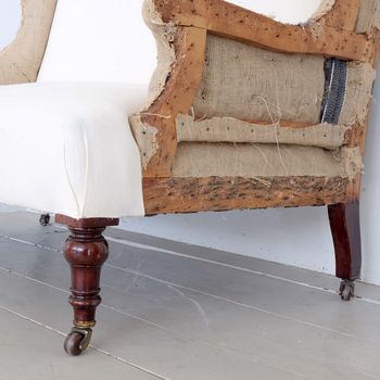 Antique Wingback Sofa
