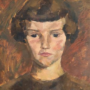 Modernist Young Lady Portrait